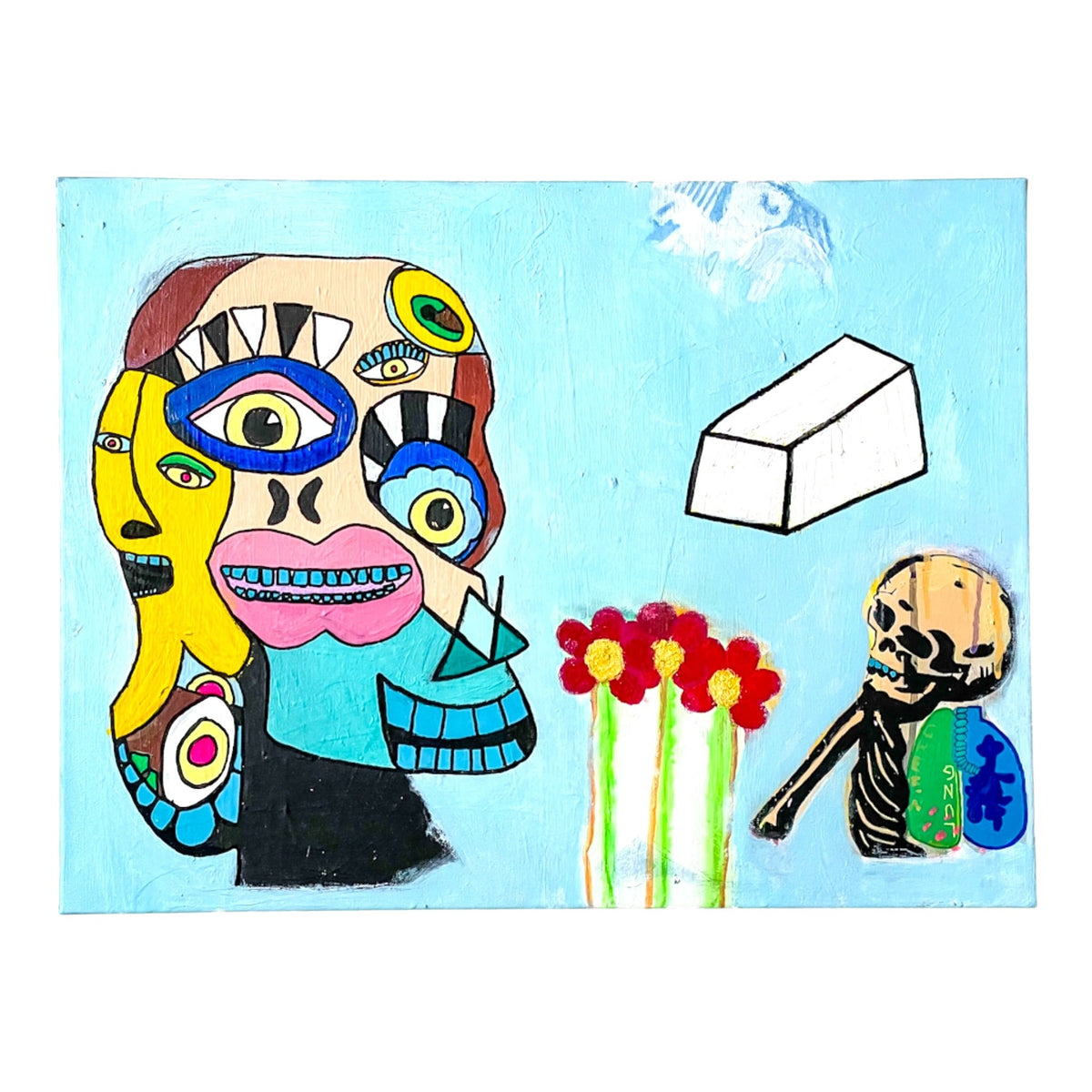 Flower Box Dream, original painting by Brandon Hodges