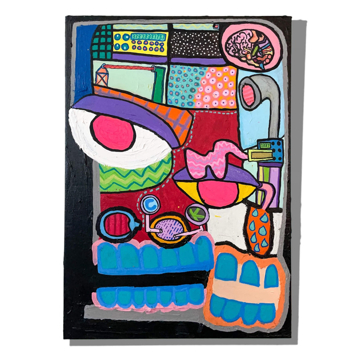 Untitled, original painting by Brandon Hodges