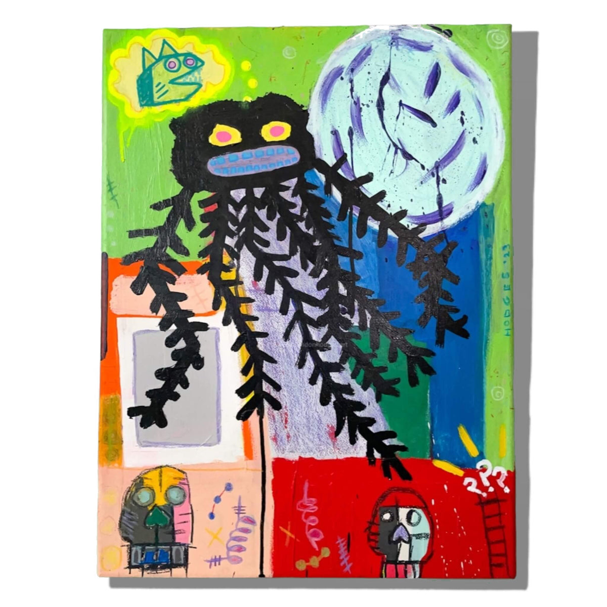 Untitled, original painting by Brandon Hodges