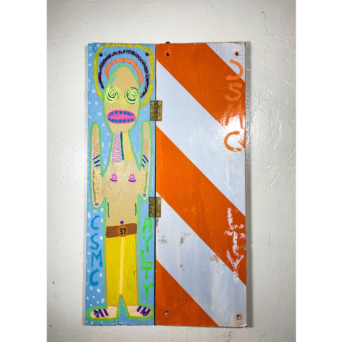 Untitled (Cosmic Royal), original painting by Brandon Hodges