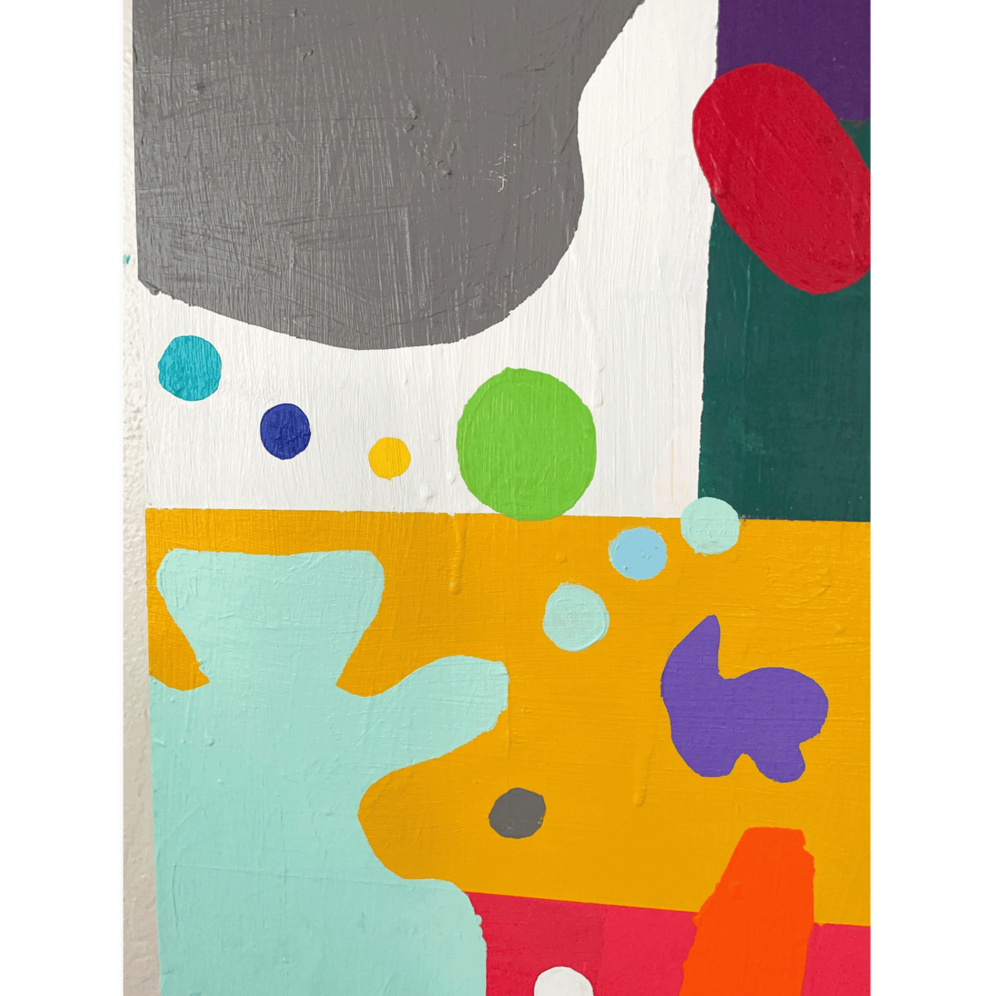“Blips, Blobs, and Squares 57” - Painting